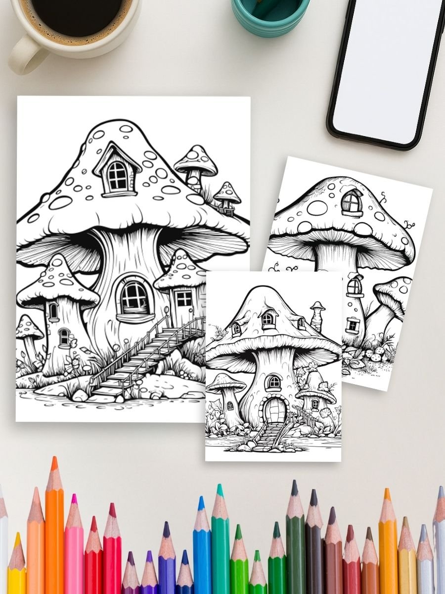 Forest Fungi – 224 Whimsical Mushroom Houses - Image 3