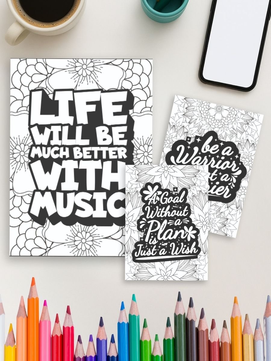 Words of Wisdom – 70 Motivational Quote Pages - Image 3