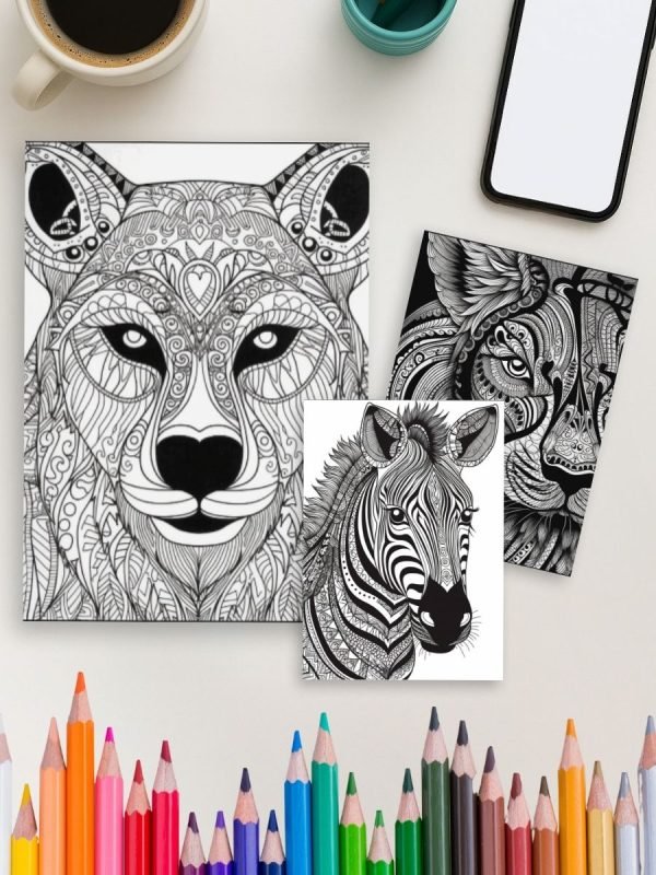 Mandala Animal Spirits – 50 Decorative Animal Pages - Image 3