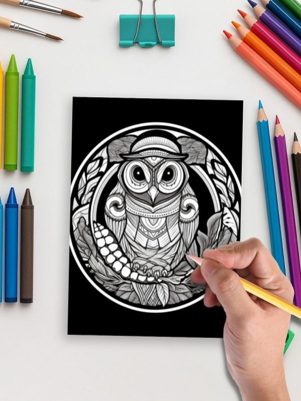 Mandala Animal Spirits – 50 Decorative Animal Pages - Image 4
