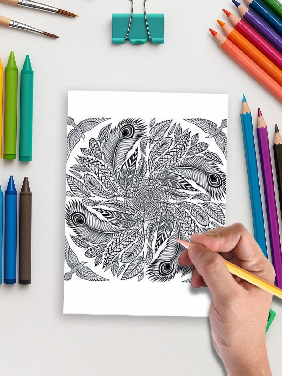 Nature's Calm – 135 Mandala Landscape & Scene Pages - Image 4