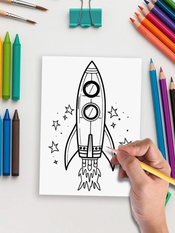 Boys’ Galaxy Pack – 324 Pages of Robots, Cars & Rockets - Image 4